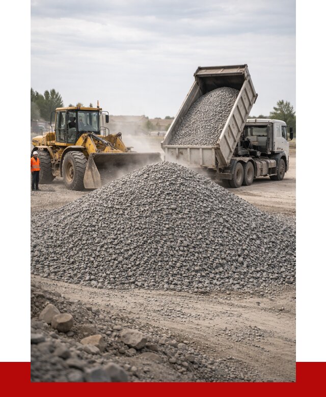 Купить щебень с доставкой в Артёме от 2592 руб. | ПРОНЕРУДАрт