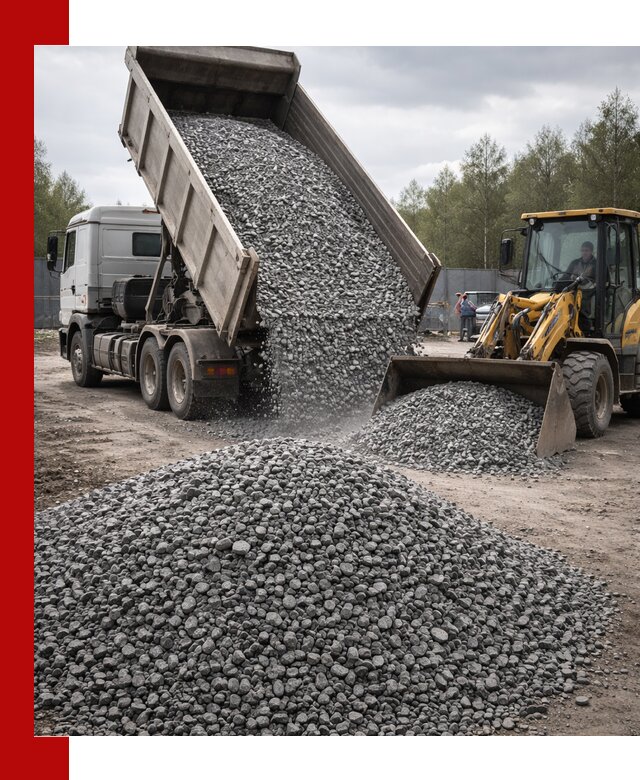 Доставка и продажа щебня гранитного в Артёме