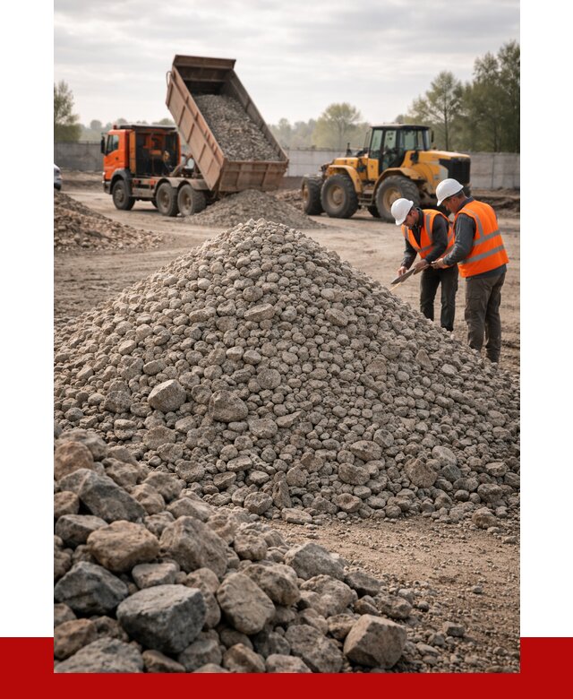 Гранитный щебень фракция 40-70 в Артёме от 2592 руб ПРОНЕРУДАрт