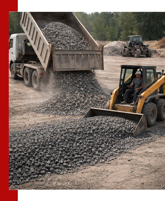 Гранитный щебень фракция 40-70 с доставкой в Артёме