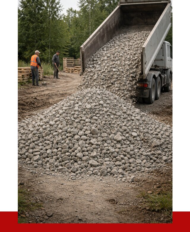 гравийный щебень фракция 70-120 в Артёме от 2540 р. ПРОНЕРУДАрт