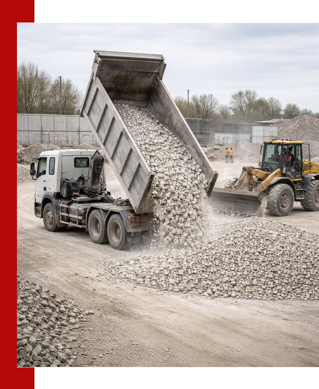 Доставка и продажа известнякового щебня в Артёме