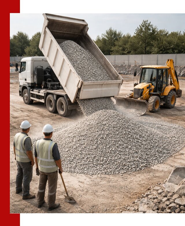 Купить известняковый щебень фракции 5–10 мм с доставкой в Артёме