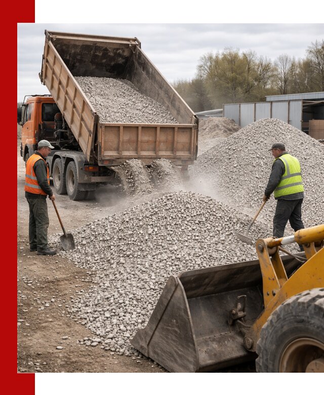 Доломитовый щебень фракции 5-20 с доставкой в Артёме