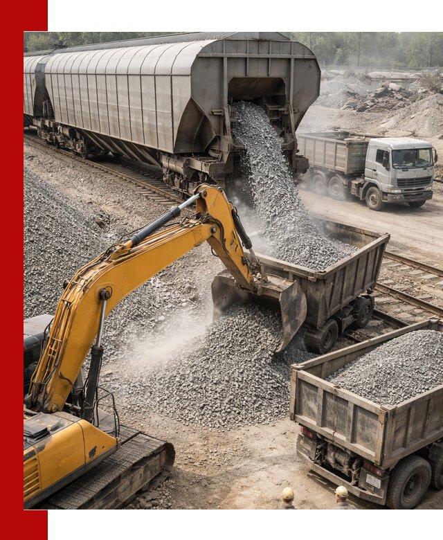 Доставка железнодорожного щебня в Артёме крупными партиями быстрого отгруза