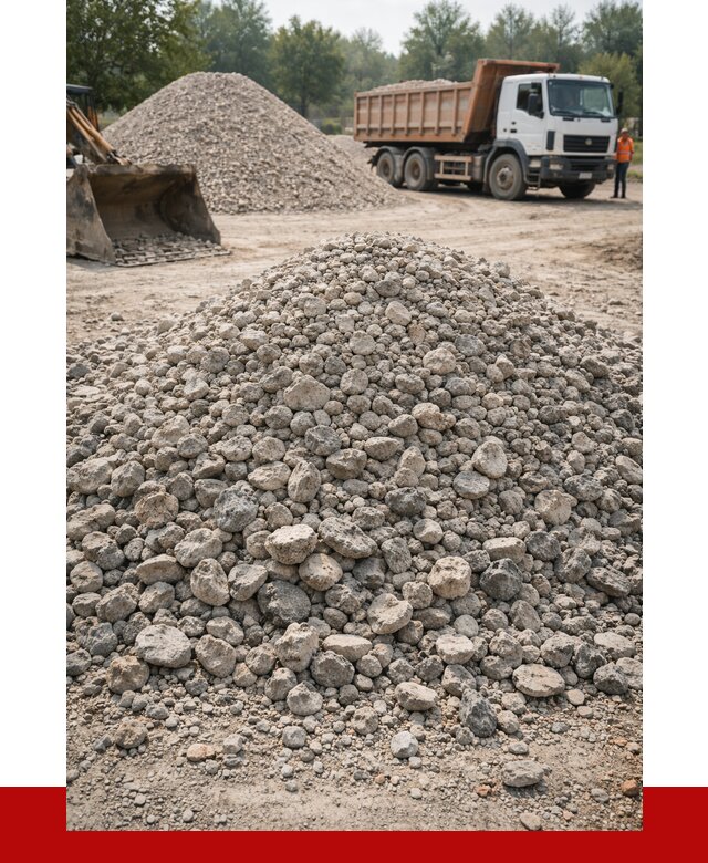 Вторичный щебень фракция 20-40 в Артёме от 2281 р ПРОНЕРУДАрт