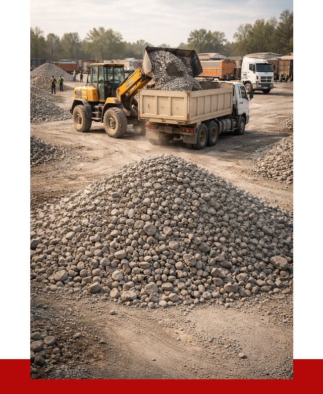 Вторичный щебень фракция 40-70 в Артёме от 1804 р, ПРОНЕРУДАрт