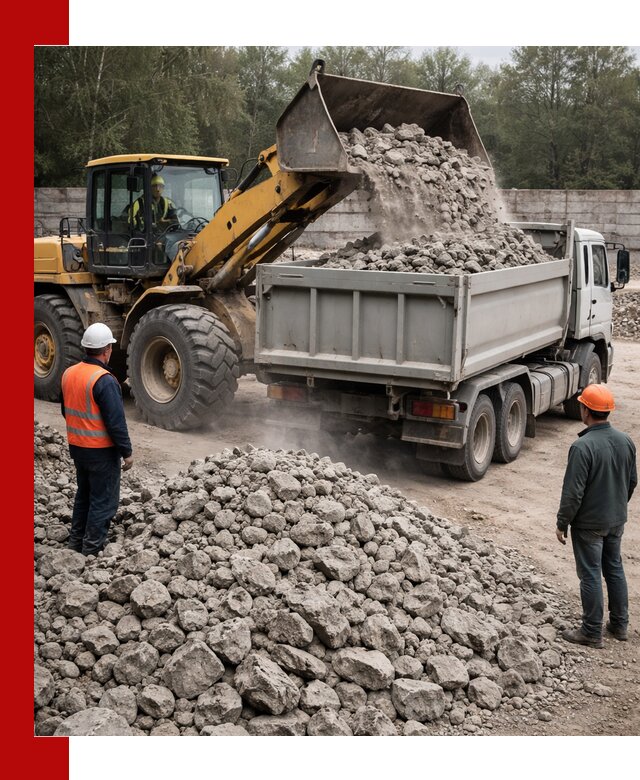 Вторичный щебень фракция 70–150 в Артёме с доставкой