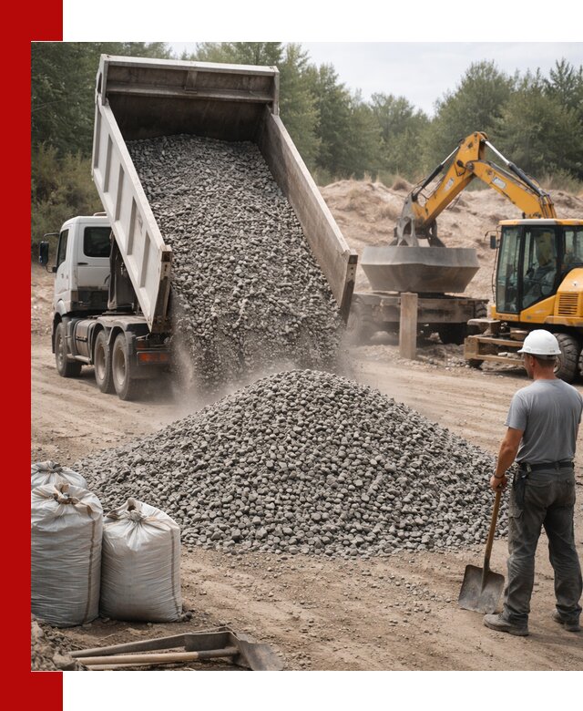 Доставка и продажа бетонного щебня в Артёме