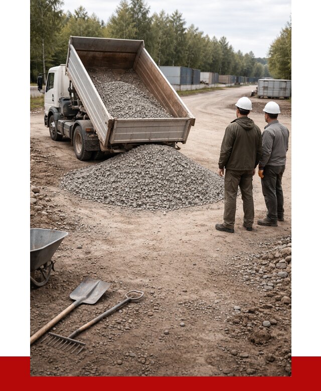 Бетонный щебень фракция 5-20 в Артёме от 3317 р., ПРОНЕРУДАрт