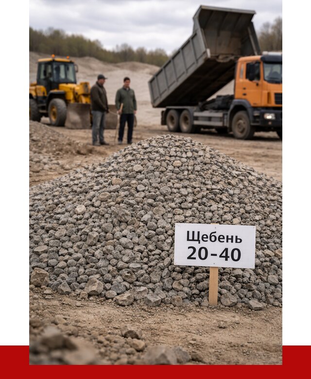 Бетонный щебень фракция 20-40 в Артёме от 2540 р. | ПРОНЕРУДАрт