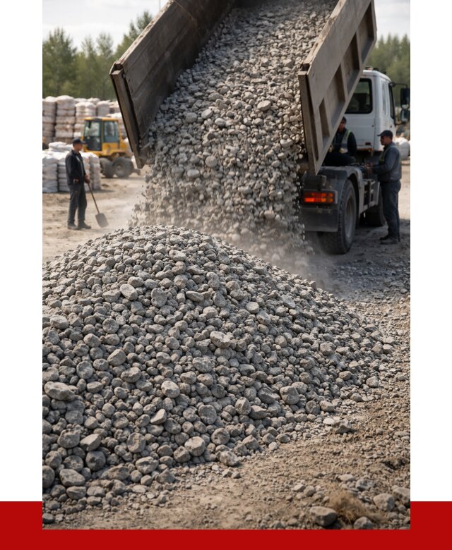 Бетонный щебень фракция 40-70 в Артёме от 1866 р. ПРОНЕРУДАрт