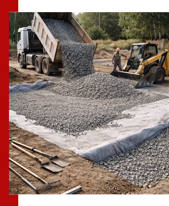 Щебень для фундамента с доставкой в Артёме