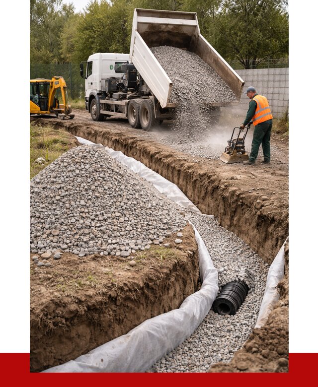 Щебень для дренажа в Артёме от 1918 р., ПРОНЕРУДАрт доставка
