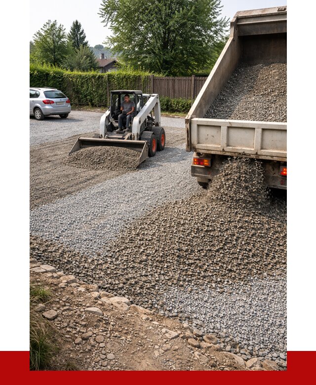 Щебень для парковки в Артёме с доставкой от 1244 р.| ПРОНЕРУДАрт