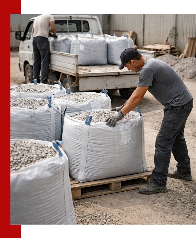 Доставка щебня в мешках по выгодным ценам в Артёме
