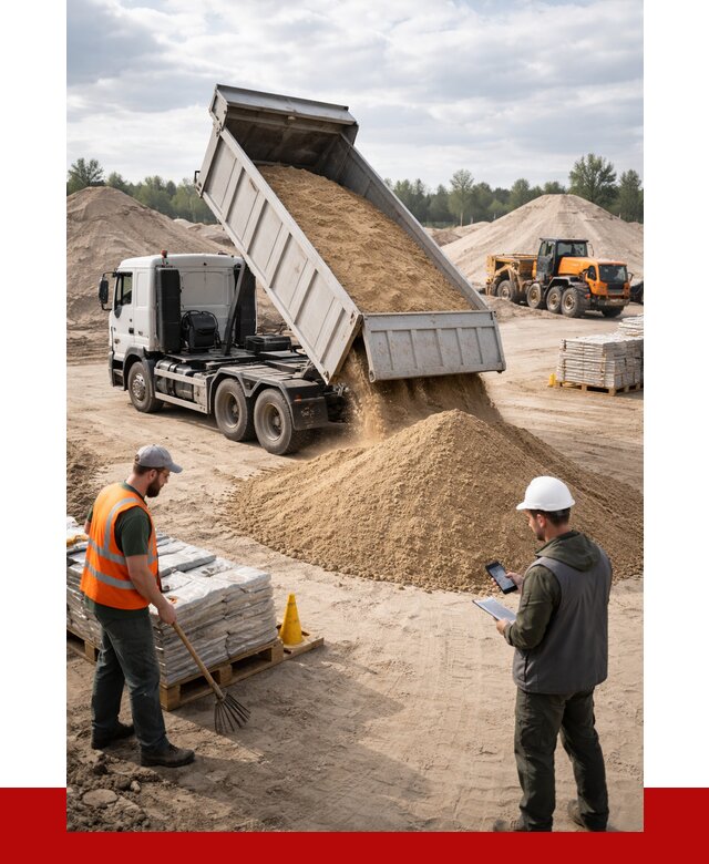 Карьерный песок с доставкой в Артёме от 3732 р. ПРОНЕРУДАрт