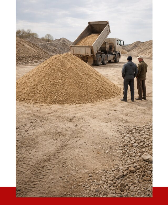 Карьерный песок крупнозернистый в Артёме от 8812 р | ПРОНЕРУДАрт