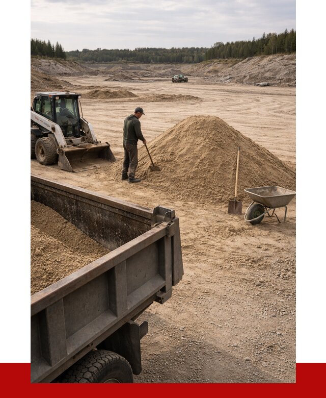 Карьерный песок среднезернистый в Артёме, от 2281 р. ПРОНЕРУДАрт