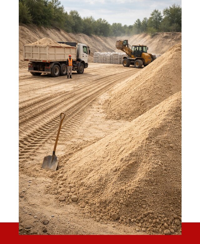 Карьерный песок мелкозернистый в Артёме от 9330 р. | ПРОНЕРУДАрт