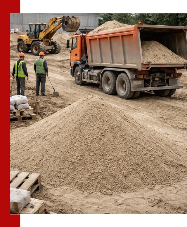Доставка и продажа мытого речного песка в Артёме