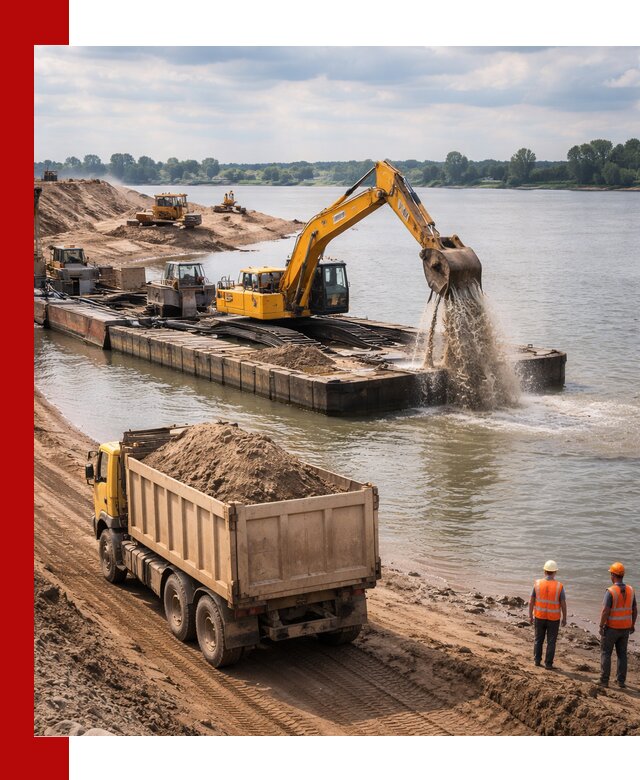 Намывной песок с доставкой в Артёме оптом и в розницу