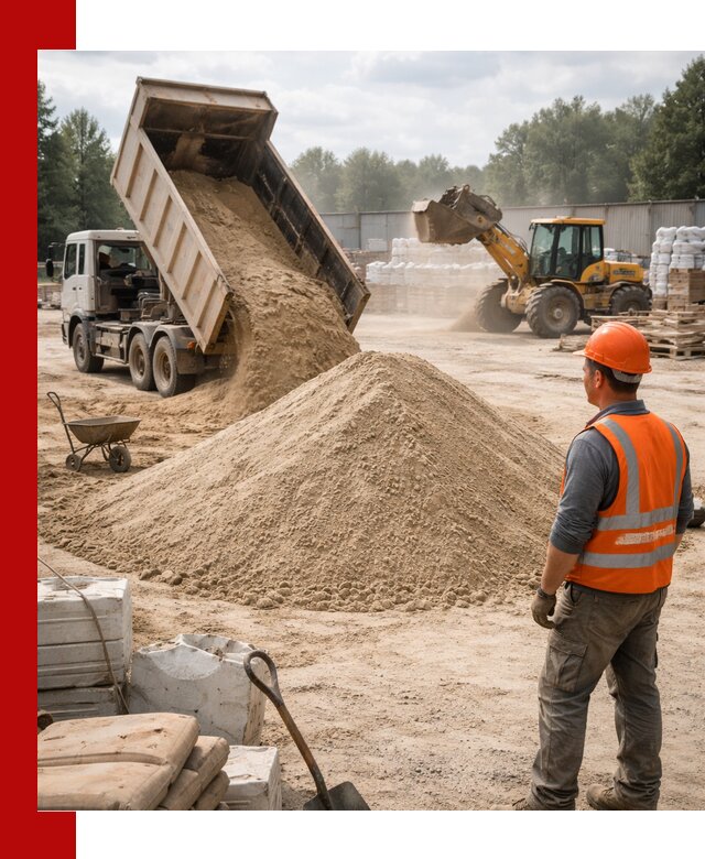 Доставка строительного песка с самосвалом в Артёме