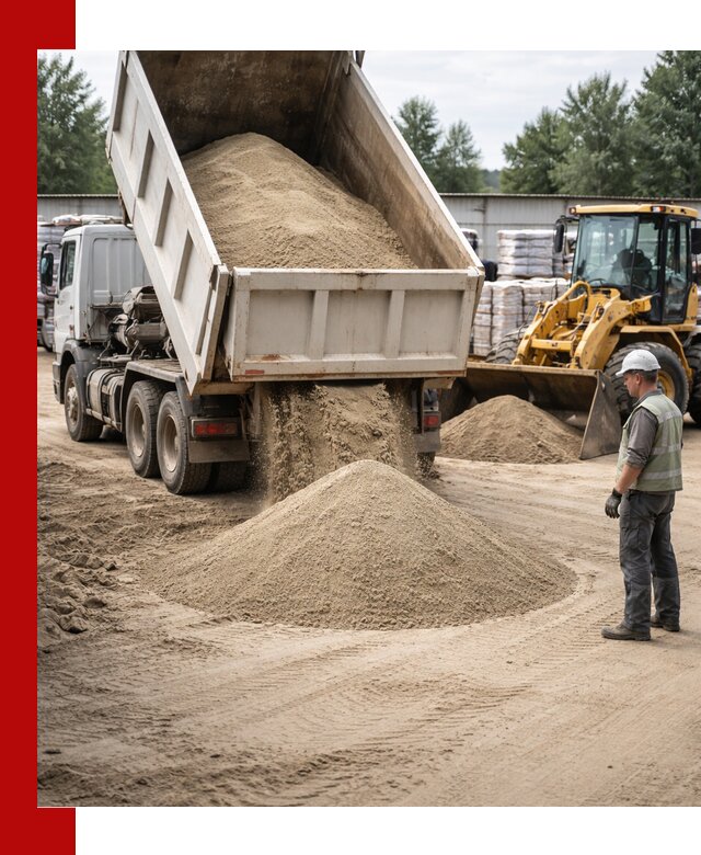 Поставка и доставка песка для бетона в Артёме