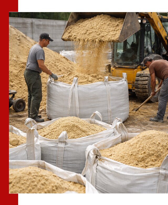 Поставка качественного песка для кладки в Артёме