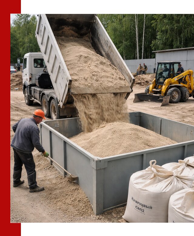 Кварцевый песок для фильтра в Артёме — доставка и качество