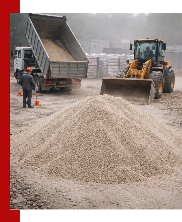 Кварцевый песок фракция 0–8 для стройработ в Артёме