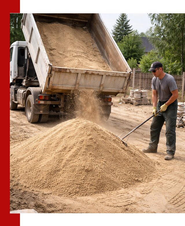 Доставка сухого песка самосвалами в Артёме