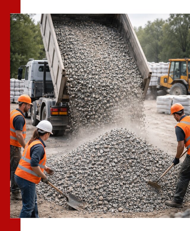 Доставка гравия и камня в Артёме оптом и в розницу