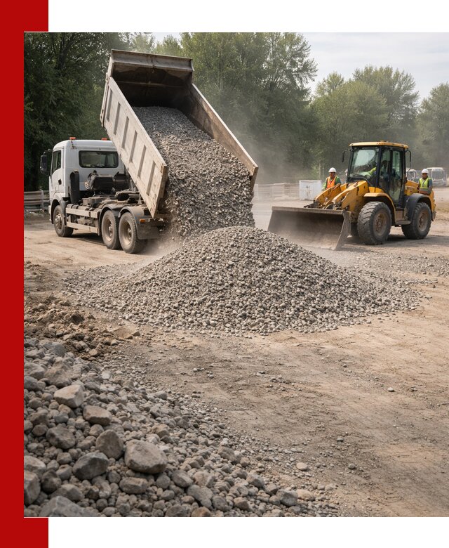 Гравий фракция 5–20 доставка в Артёме оптом и в розницу