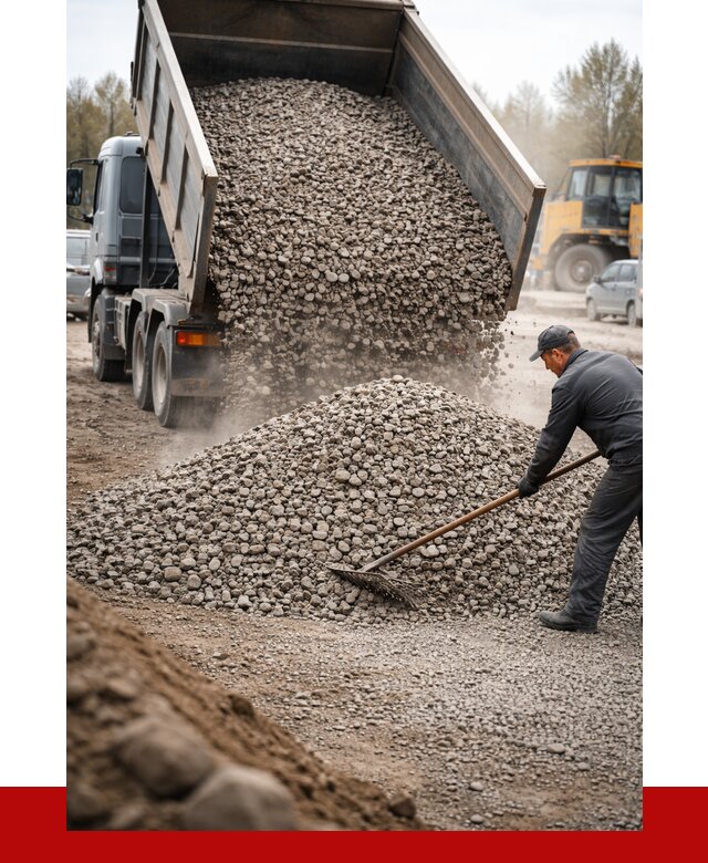 Гравий фракция 20-40 в Артёме от 2592 р. доставка | ПРОНЕРУДАрт