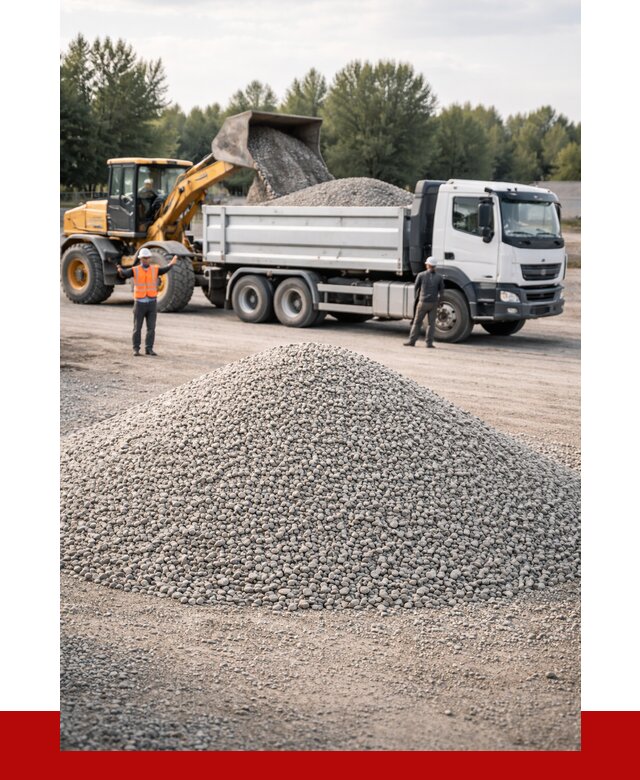 Купить мытый гравий в Артёме от 3628 р, доставка ПРОНЕРУДАрт