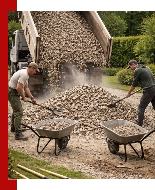 Доставка и продажа декоративной гальки в Артёме