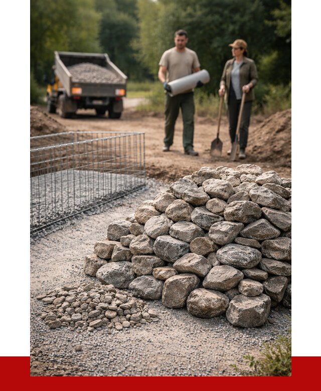 Камень для габионов фракция 100-200 в Артёме от 4976 р. | ПРОНЕРУДАрт