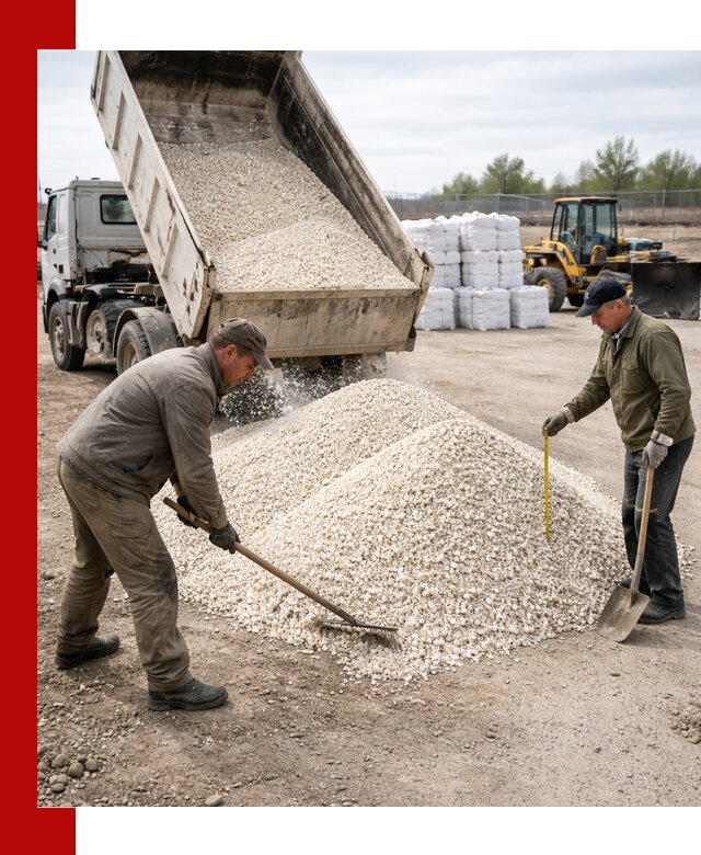 Мраморная крошка с доставкой и разгрузкой в Артёме