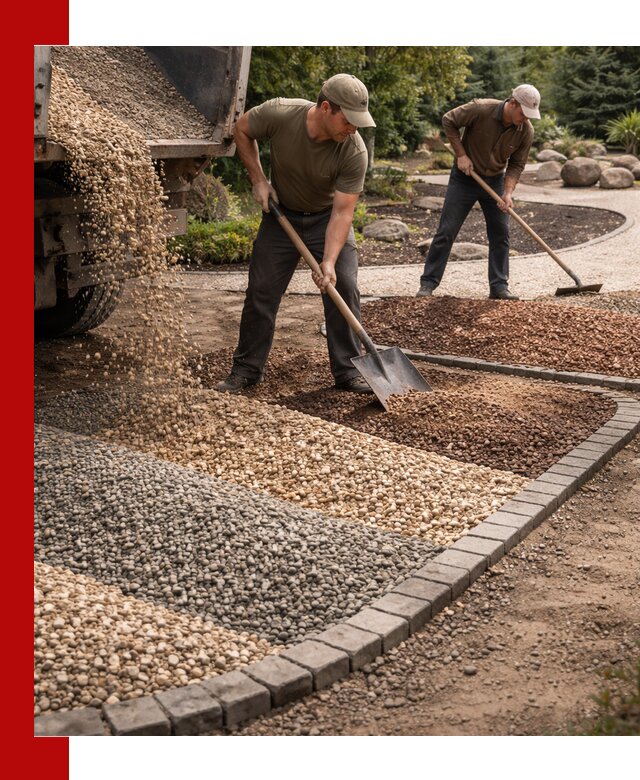 Декоративная крошка для ландшафта в Артёме — продажа и доставка