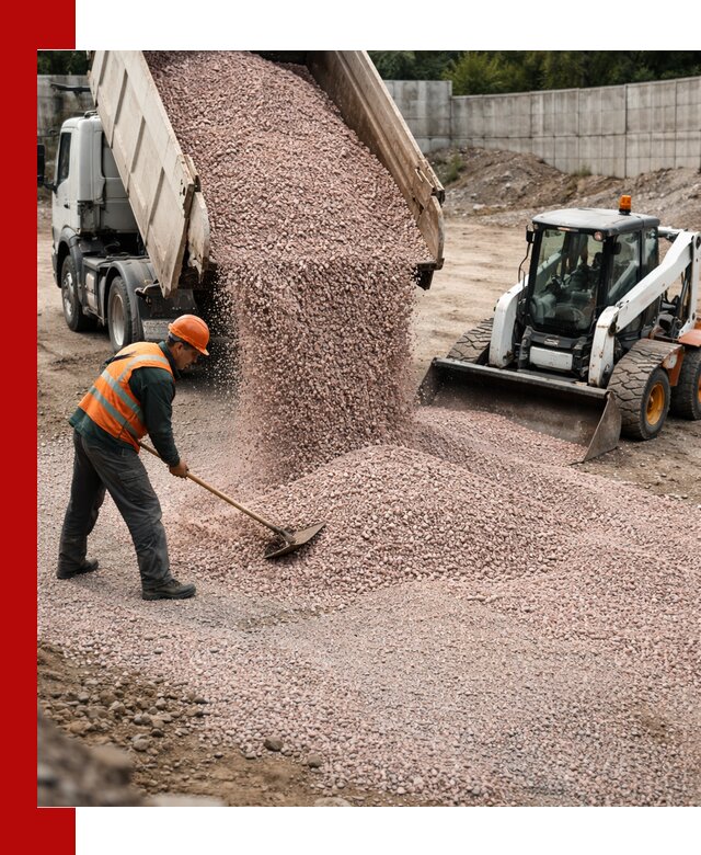Крошка розовый гранит с доставкой в Артёме от производителя