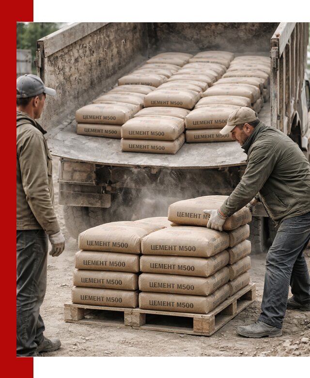 Цемент М500 с доставкой самосвалом в Артёме