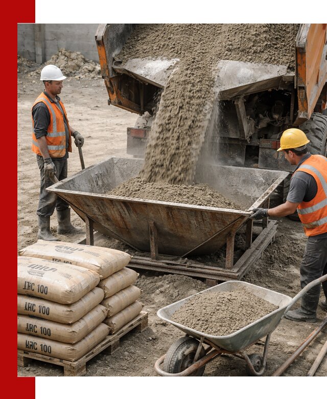 Доставка цементно-песчаной смеси М100 в Артёме