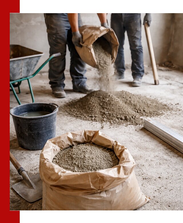 Доставка сухой смеси для стяжки в Артёме