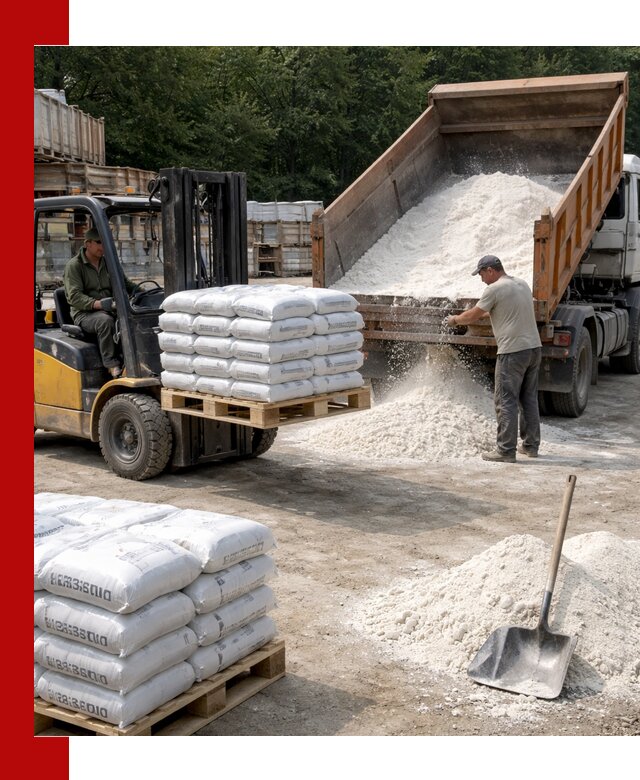 Доставка строительной извести оптом и в розницу в Артёме