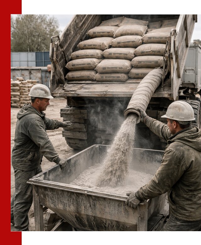 Доставка цемента М400 в Артёме оптом и в розницу