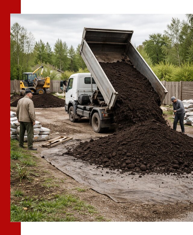 Доставка качественного почвогрунта в Артёме оптом и в розницу
