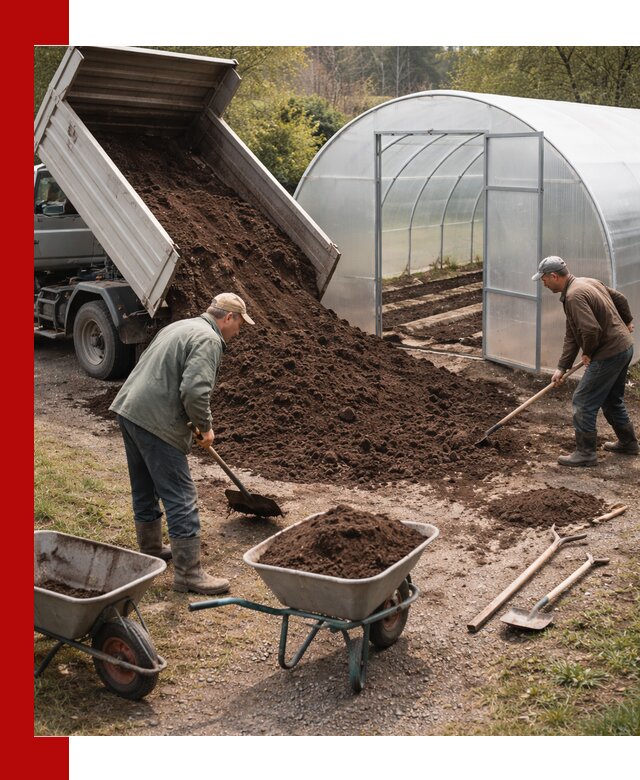 Грунт для теплицы с доставкой в Артёме — плодородный субстрат под растения