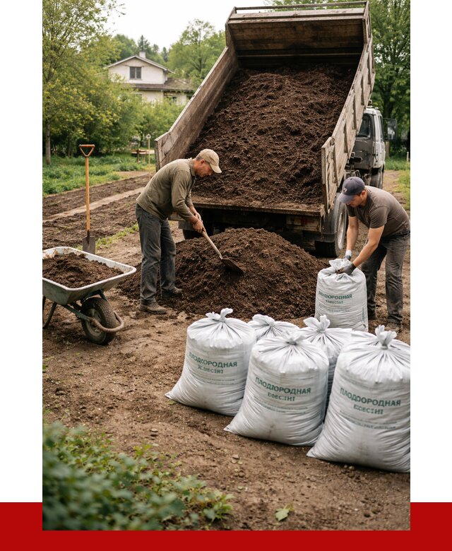 Плодородная смесь в Артёме от 4354 р./куб с доставкой | ПРОНЕРУДАрт