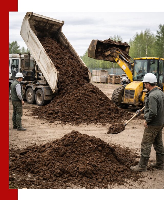 Доставка торфа оптом и в мешках в Артёме